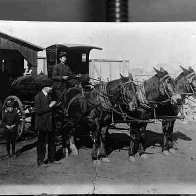 Oil-tank wagon, 1915
