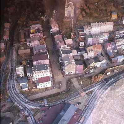 Scale model of Harpers Ferry