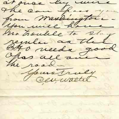 Hotel Connor letter