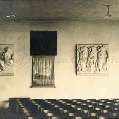 Friezes in Wright Denny School