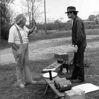 Harpers Ferry Flea Market - two men - October 1985