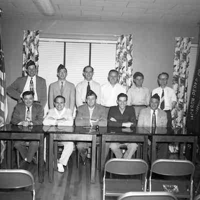 American Legion officers, auxiliary, and junior auxiliary