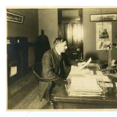 Unidentified Man at desk