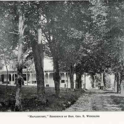 "Maplehurst," Residence of Hon. Geo. R. Wendling