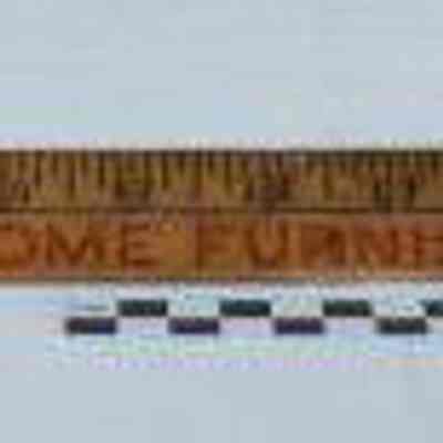 B. H. Riddleberger Home Furnishings yardstick