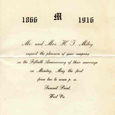 Wedding invitation