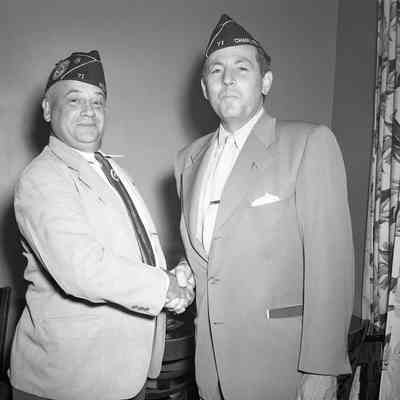 American Legion officers, auxiliary, and junior auxiliary