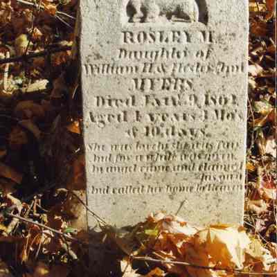 Kabletown Churchyard gravestone