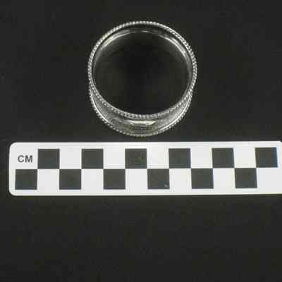 Silver napkin ring