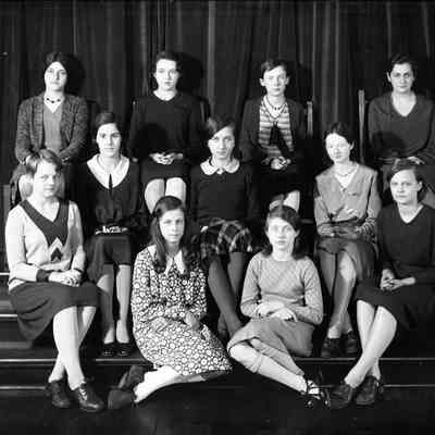 St. Hilda's Hall first academic class in 1930