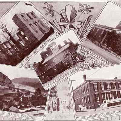 St. George Chapel, Court House, John Brown fort, Harper's Ferry, Jail