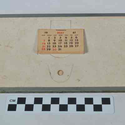 New Central Restaurant thermometer back