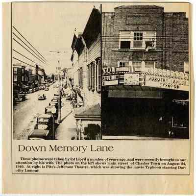 West Washington Street, Charles Town, 1940