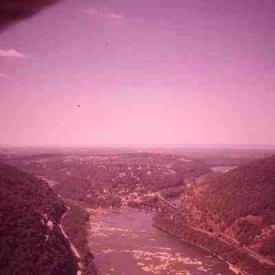 Aerial view of Harpers Ferry