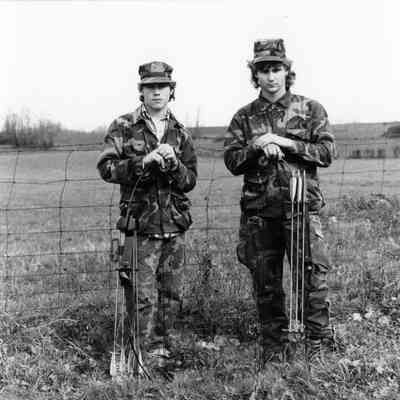 Darryl Knott and Friend, Bow Hunters