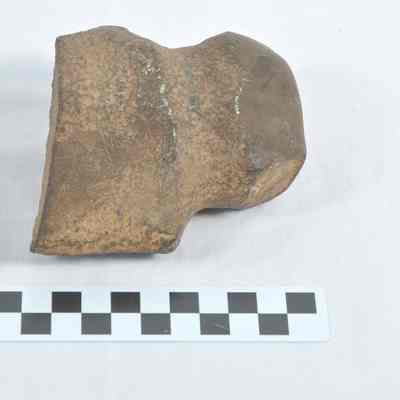 Grooved stone ax
