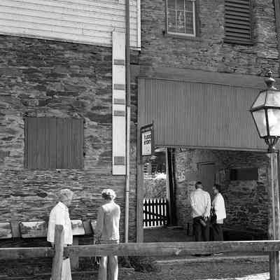 Harpers Ferry flood marker