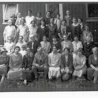 Members of Charles Town Methodist Church, ca. 1920