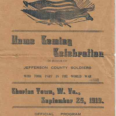 Homecoming souvenir program