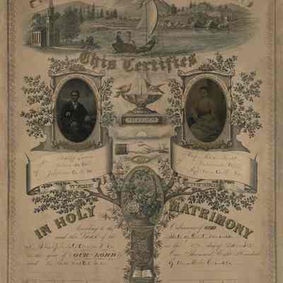 1882 Lucas-Hart marriage certificate