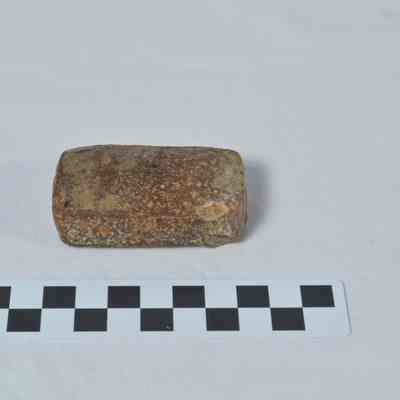 Small bar of brown soap