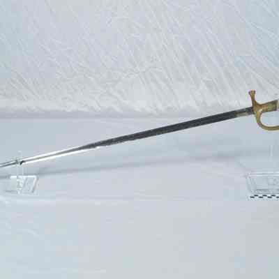 Musician's sword and scabbard