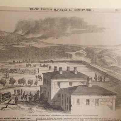 View of Loudon Heights, Harper's Ferry, VA.-- Clearing the Forests for the Building of New Fortifications