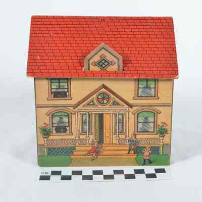 Cardboard dollhouse