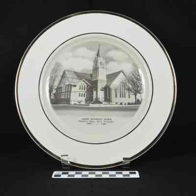 Asbury Methodist Church commemorative plate
