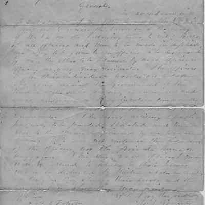 A copy of the terms of Robert E. Lee's surrender at Appomattox