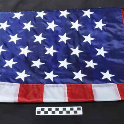 Nylon red, white and blue American flag
