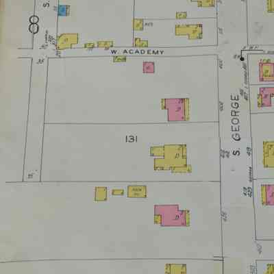 Sanborn Map of Charles Town, Jefferson County, West Virginia.