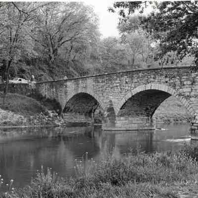 View of the Burnside Bridge (Middle Bridge) over Antietam Creek
