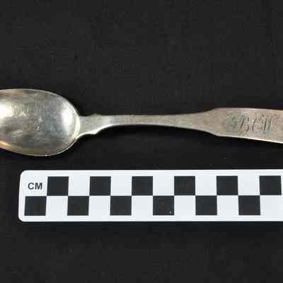 Sterling silver soup spoon, circa 1820