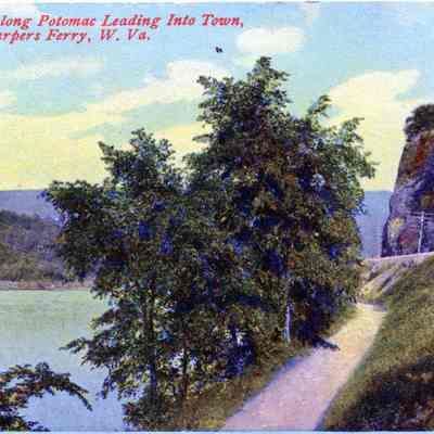 Driveway Along Potomac Leading Into Town