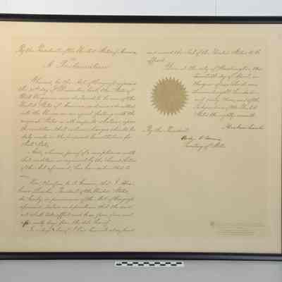 Lincoln's proclamation of new state of West Virginia