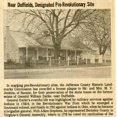 Stone House on the former estate of General Wiliam Darke (IMG131012)