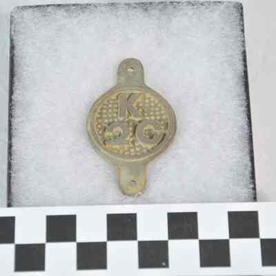 Piece of a horse's bridle, pre-Civil War era