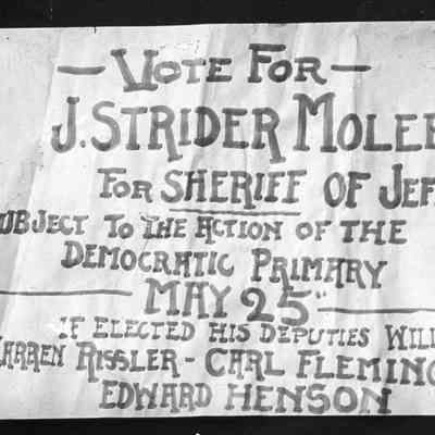 Vote for J. Strider Moler for Sheriff