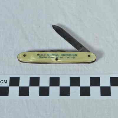 Miller Chemical Corporation pocket knife