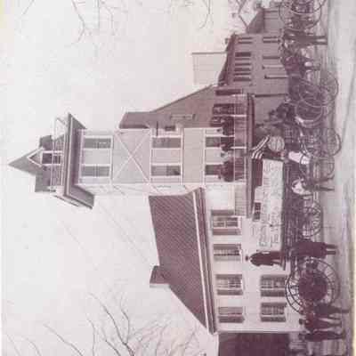 Osbourne/Fidinger House at the corner of West Washington and North Streets, future site of Citizens Fire Company