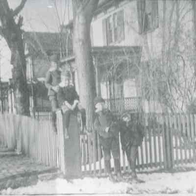 House with four children