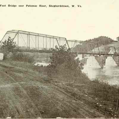 Foot Bridge over Potomac River, Shepherdstown, V. Va.