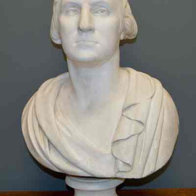 Plaster bust of George Washington
