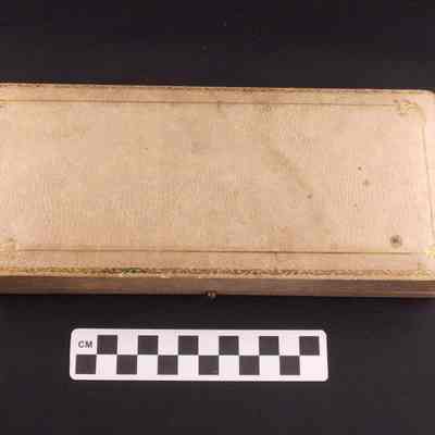 Desk set of pen, letter opener and letter sealer for wax seals