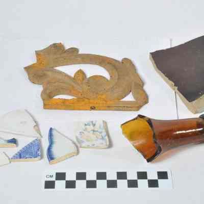 Archeological material from Shannondale Springs bathhouse - sample