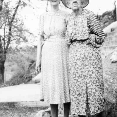 Ollie Blessing and her mother, Emily Jane Grimm Blessing