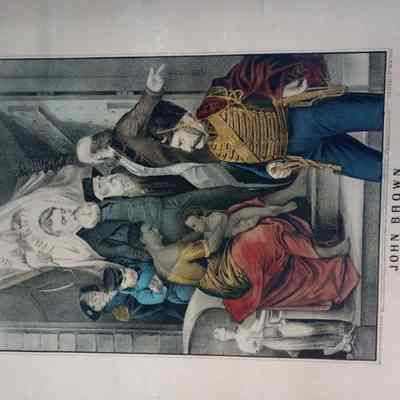 Color print of John Brown on his way to Execution