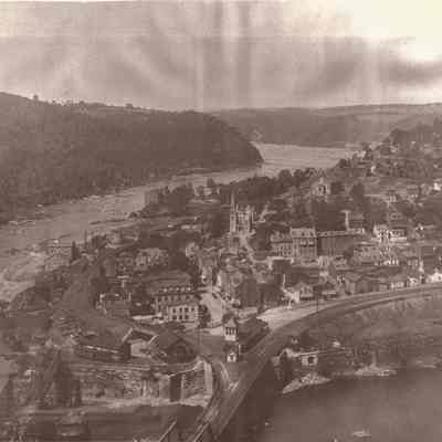Harpers Ferry, taken from Maryland Heights