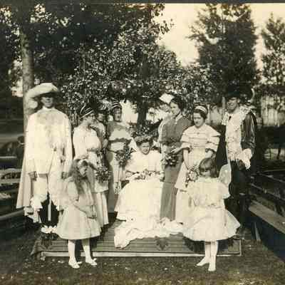 Crowning of the May Queen, Mary Brown, 1908
